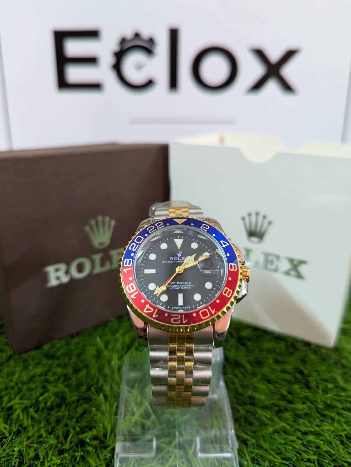 Rolex GMT Gold & Silver - Pepsi Edition