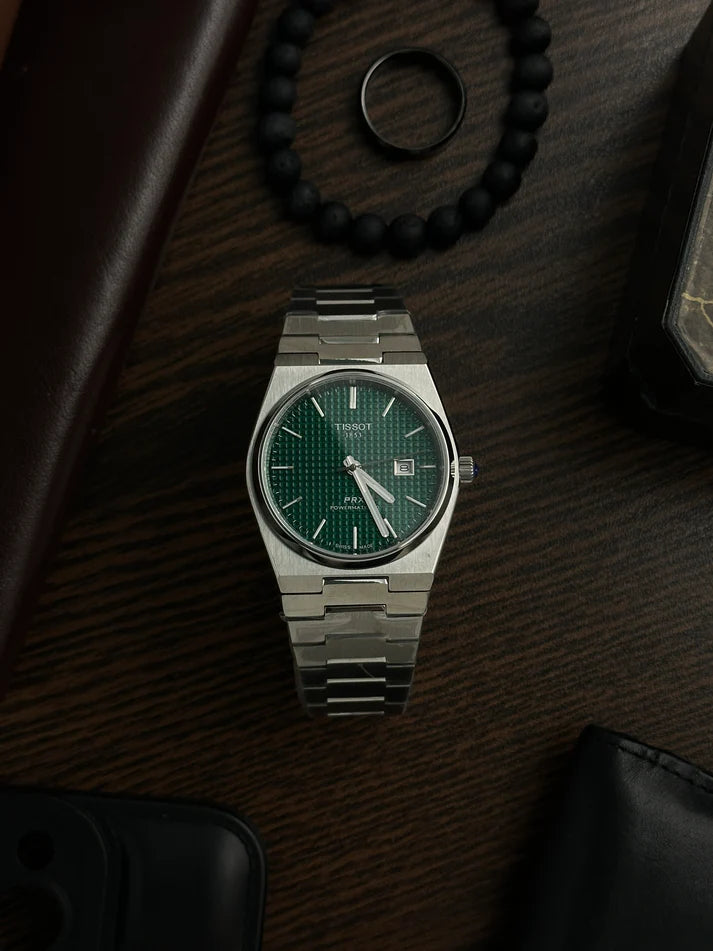 Tissot - PRX Green Textured