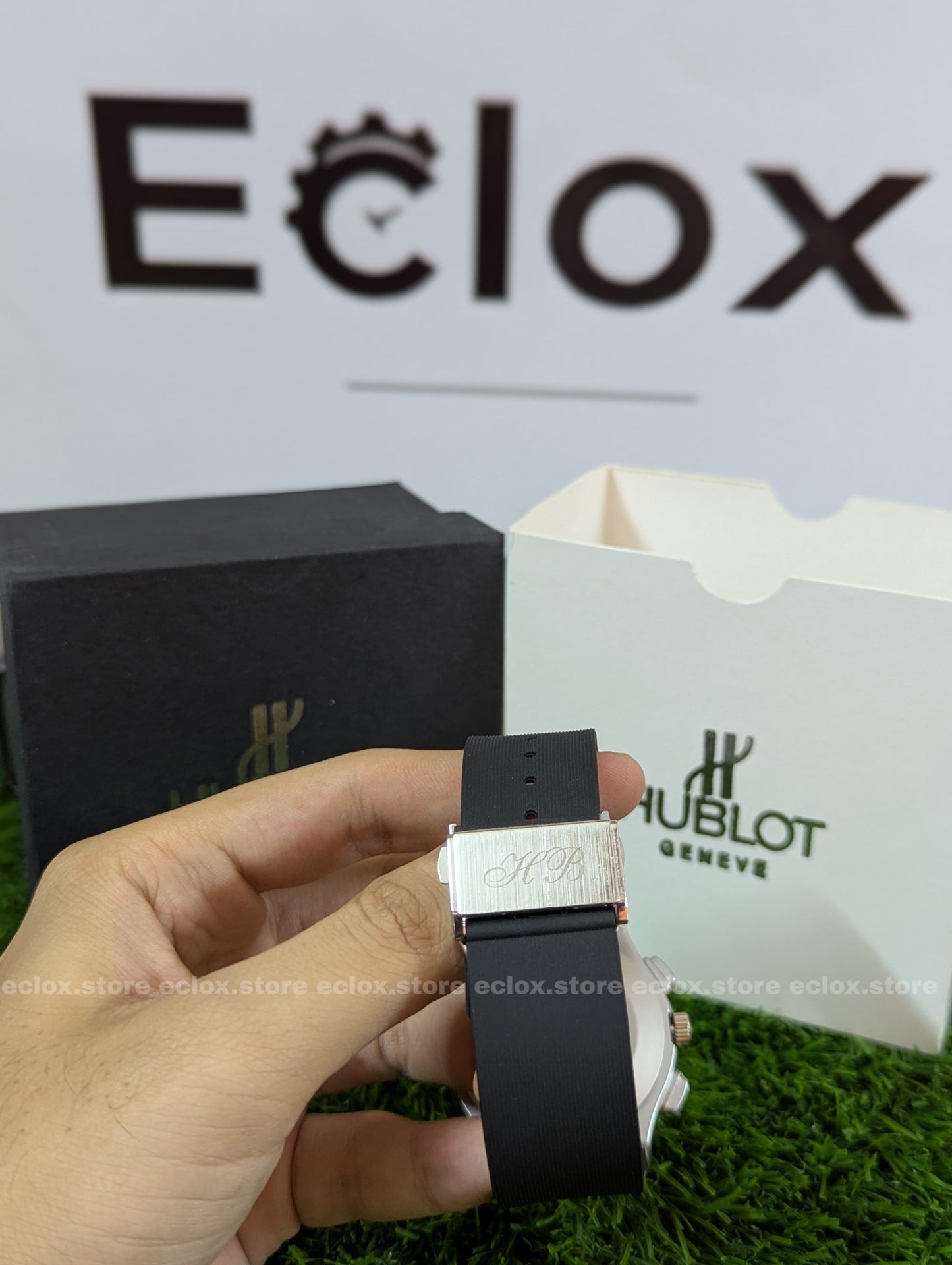 Hublot - Black Dial & Rubber Strap