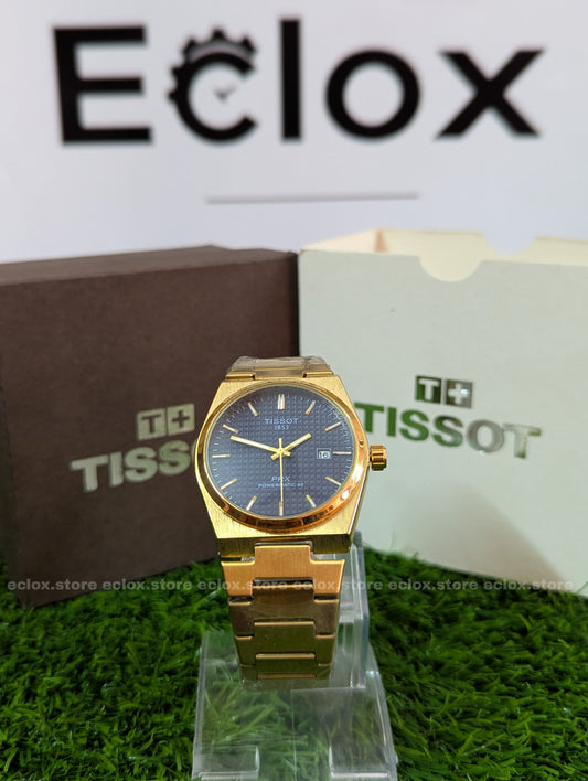 Tissot PRX - Dark Blue Textured Dial