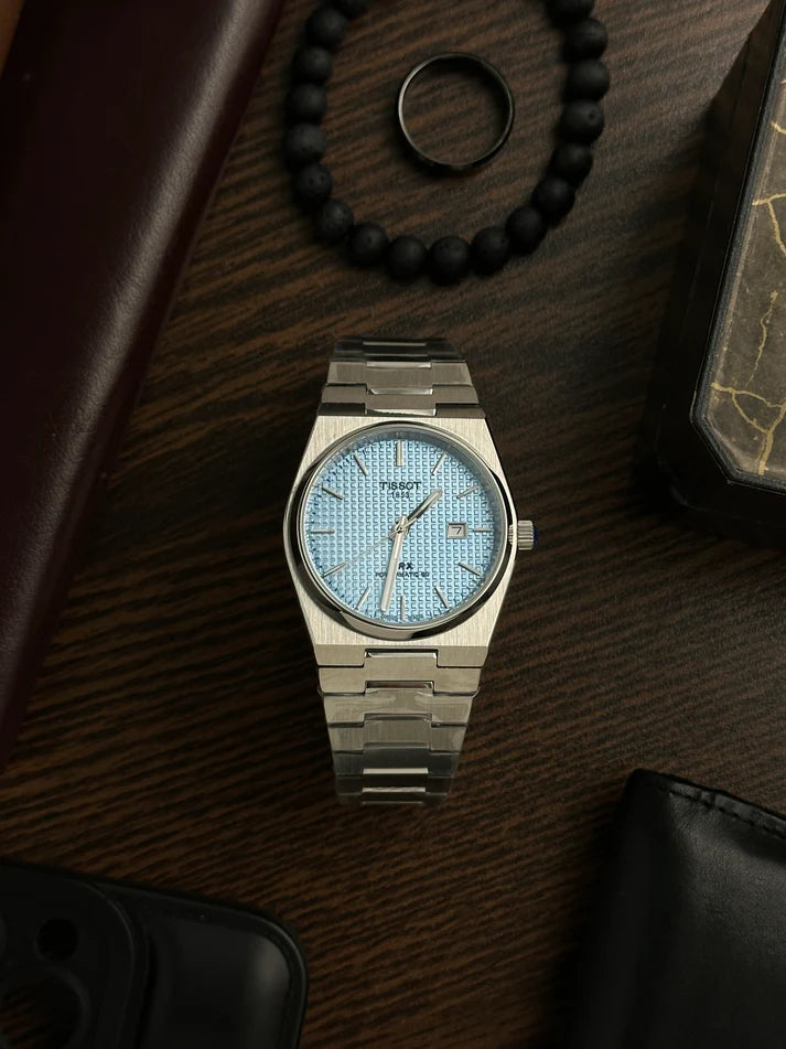 Tissot - PRX Ice Blue Textured