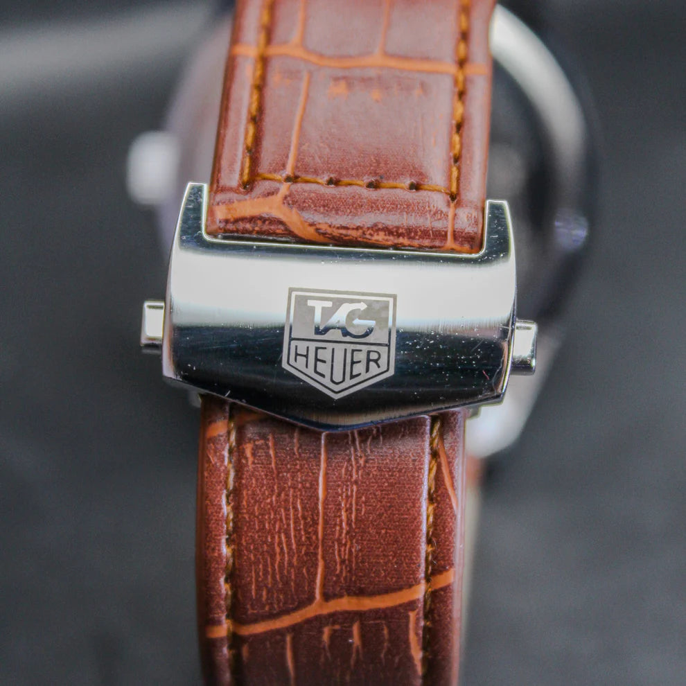 TAGheuer Carrera Calibre 5 - Brown & White